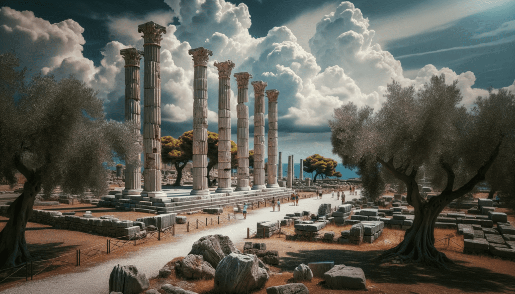 ancient ruins of Asklepion in Kos