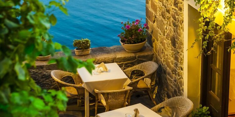 seafront restaurants in Ixia