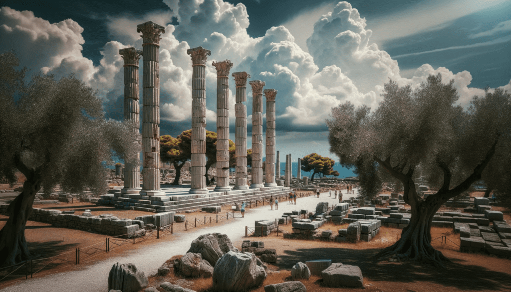 ancient ruins of asklepion in Kos