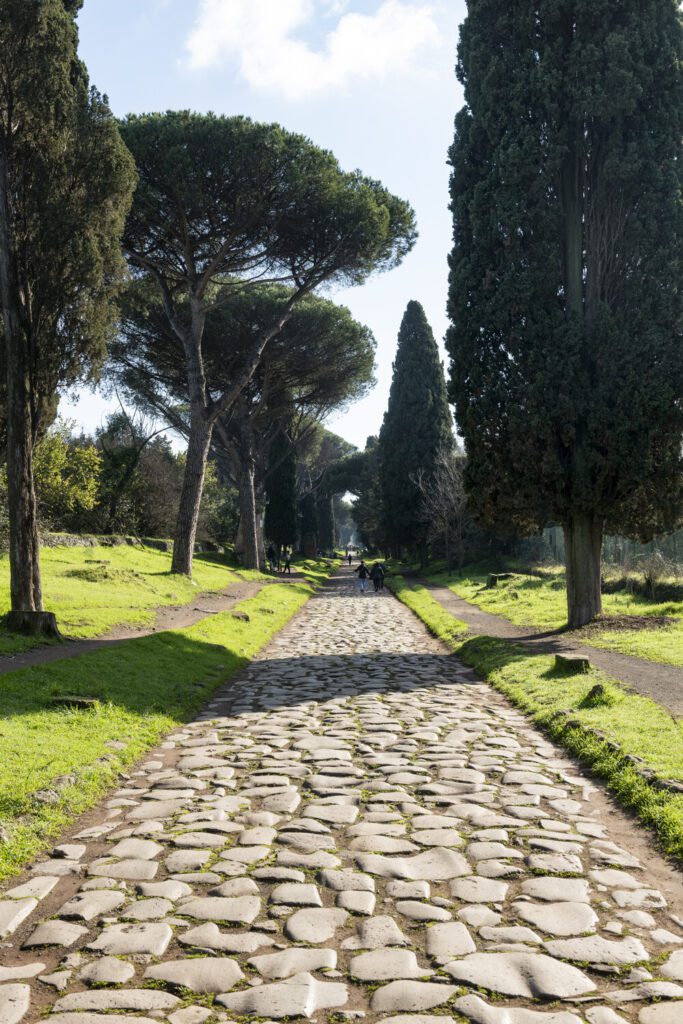 Rome, Via Appia, paved stretch